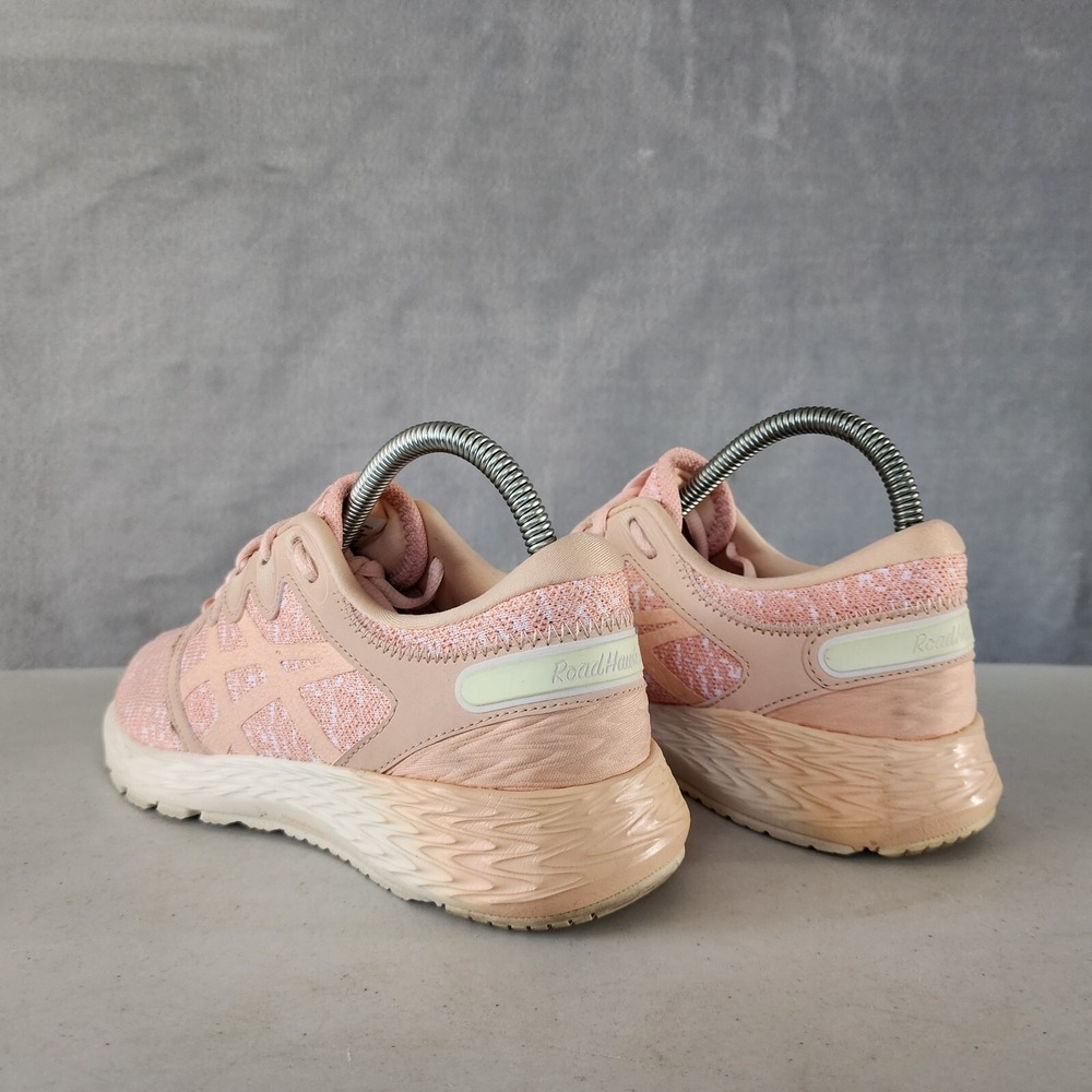 ASICS Shoes Womens 7 Sneakers Pink Low Top Roadhawk Fresh Foam Running Trainers - Picture 5 of 10